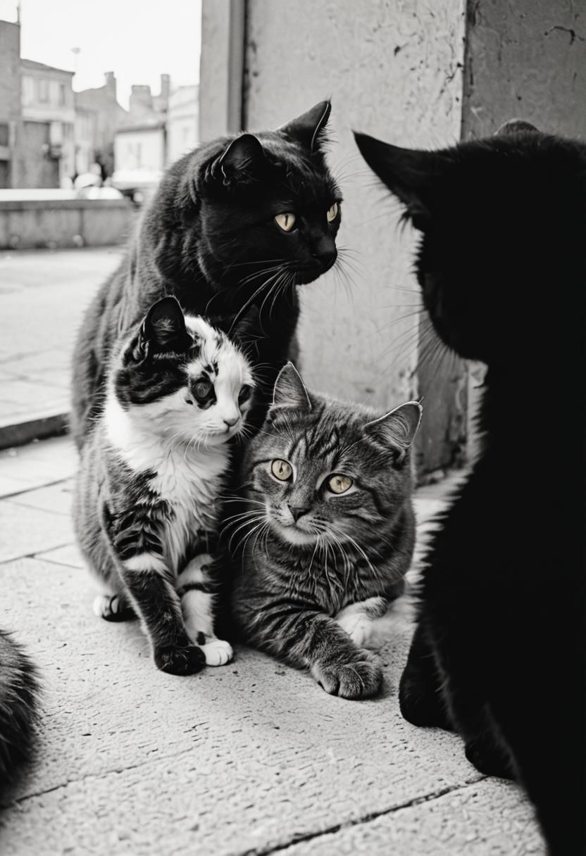 AI Generated Cats Image