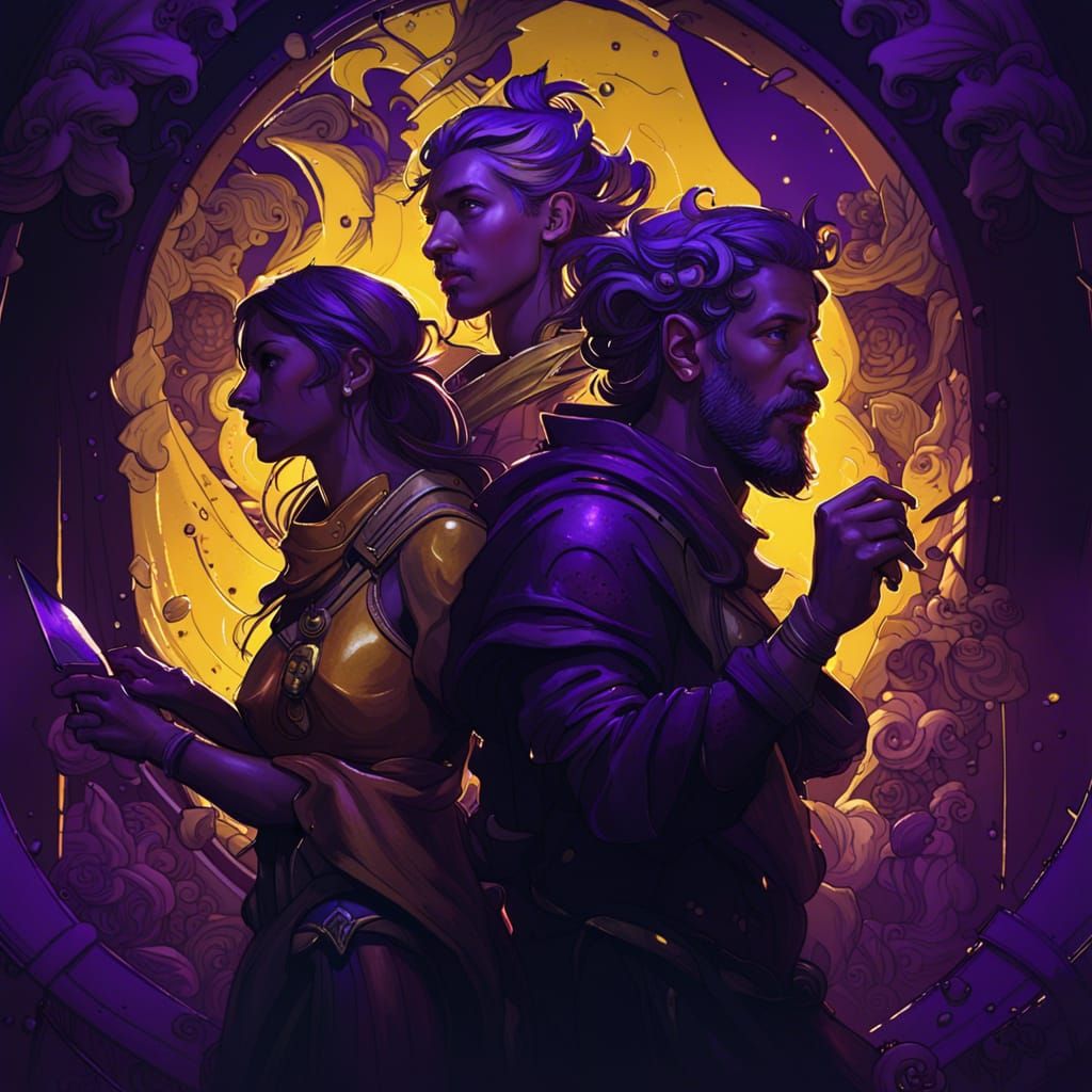 Dark Fantasy Teamwork Concept Art in 8K