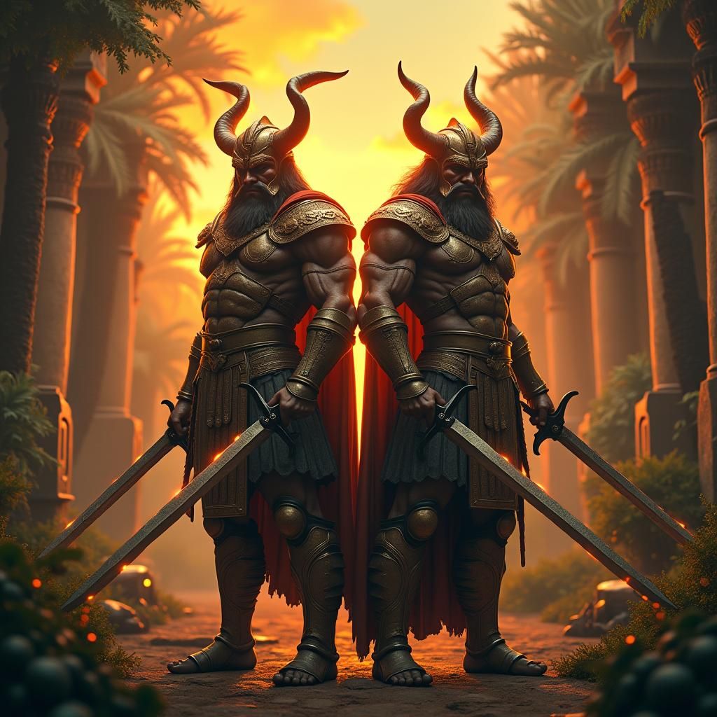 Gilgamesh and Humbaba in Ancient Mesopotamia