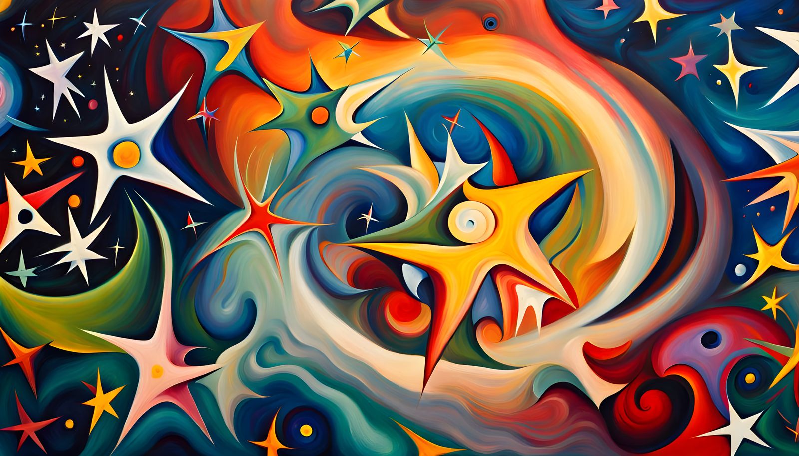 Abstract Expressionist Star Cluster Formation in Opalescent ...