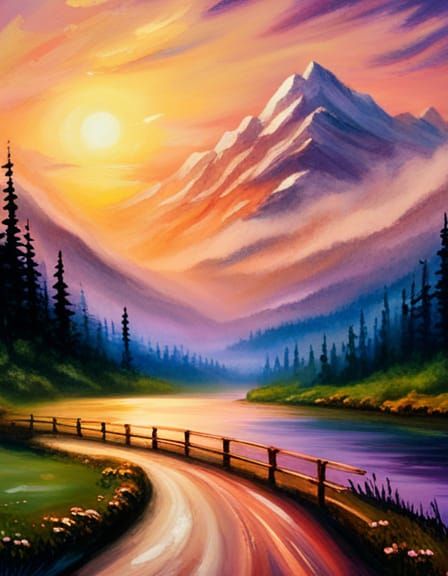 Highway to the mountains