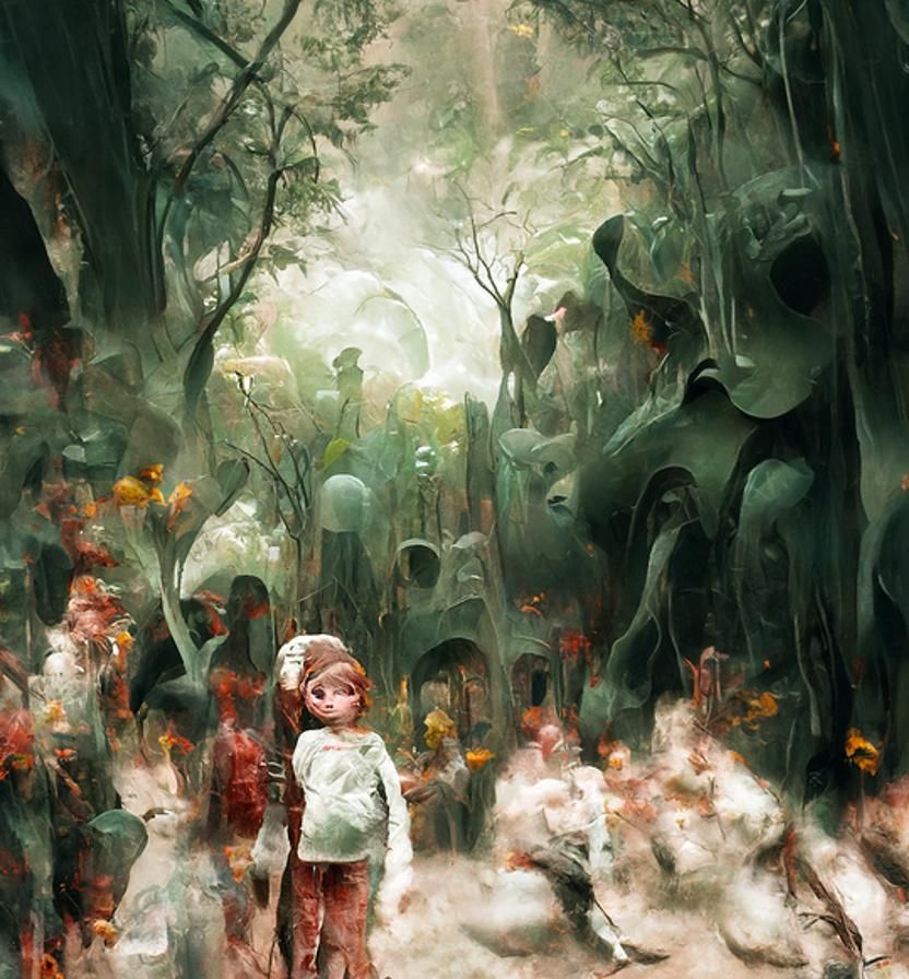 Children of the Forest: Digital Matte Painting
