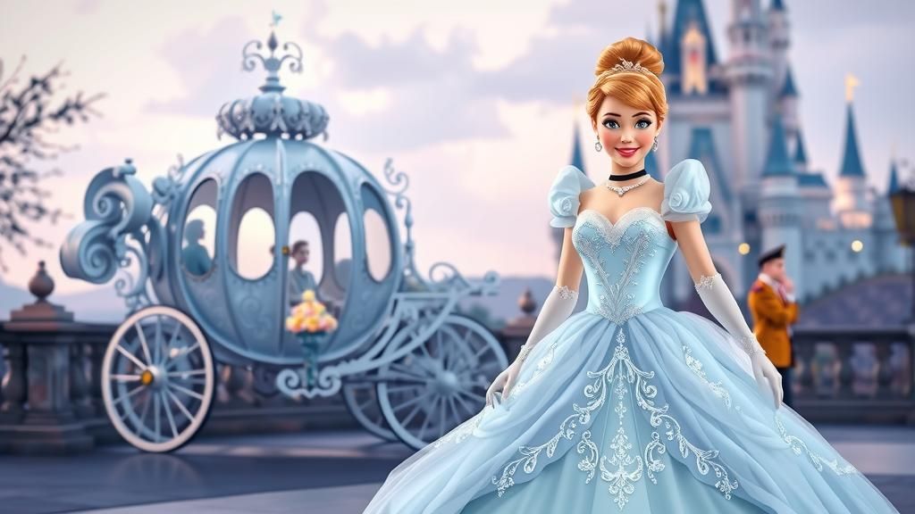 Elegant Cinderella Ready for the Ball