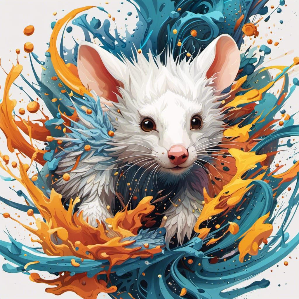 Possum colour splash