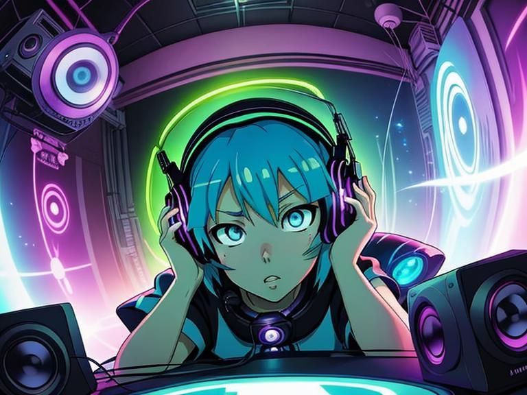 Hypnotic Anime Woman in a Trance