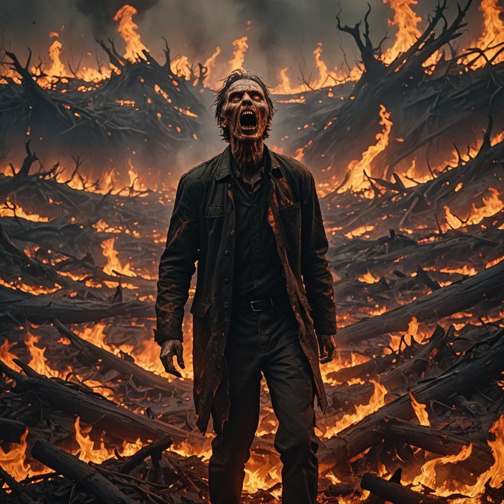 Hellish Landscape: A Parched Tongue's Plea