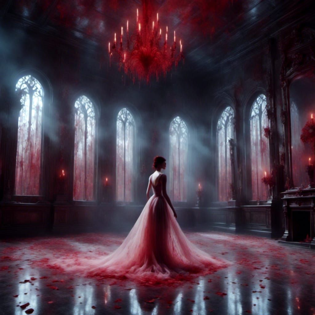 Ghost Ballerina Dances in Grotesque Hall