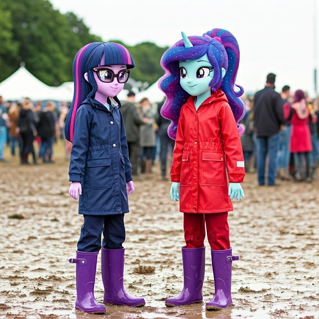 Princess Twilight Sparkle at a Muddy Music Festival