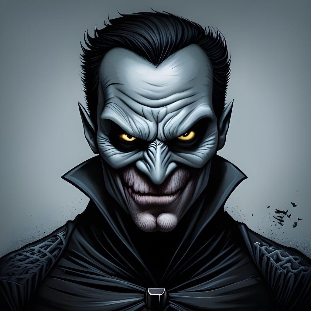 Batman Venom Hybrid in Detailed Horror Style