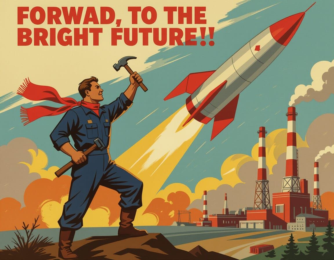 Old WPA Propaganda Poster