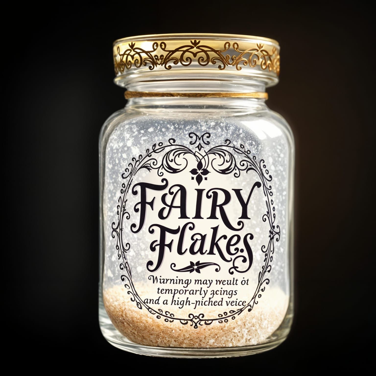 Fairy Flakes Jar: Sparks of Magic