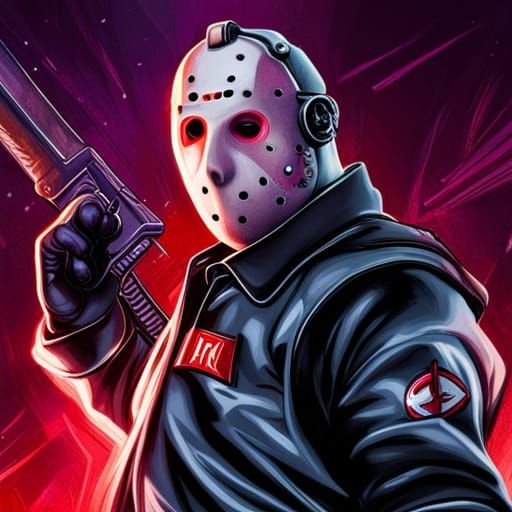 Jason Voorhees as Ghostbuster: Hyperrealistic Concept Art