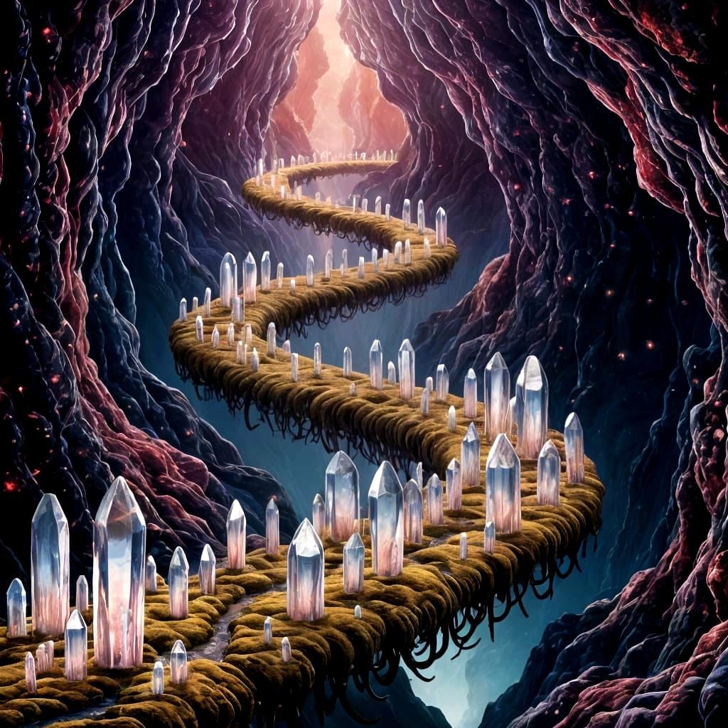 The Path of Living Crystals