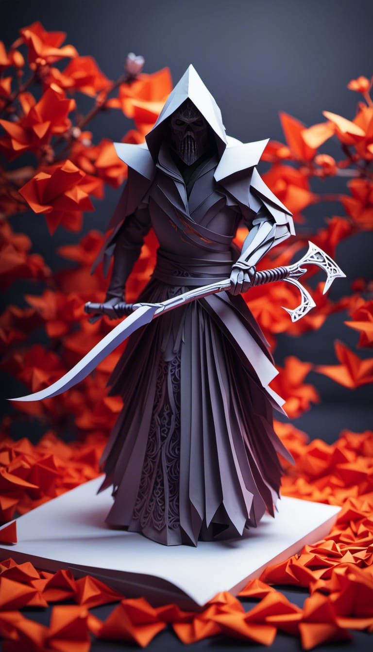 Origami psychedelic Necromancer