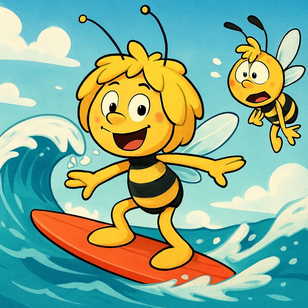 Maya the Bee Surfing Adventure