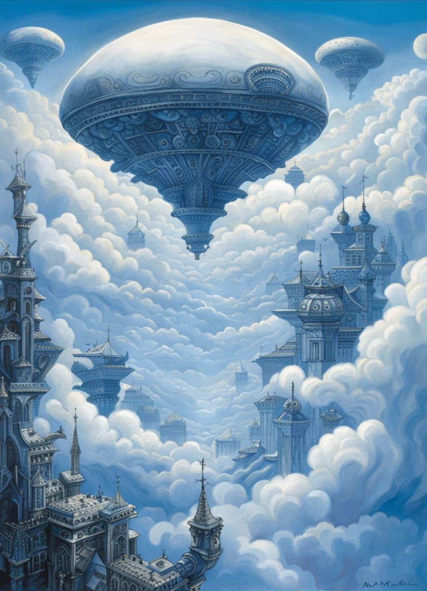 Laputa, City In The Clouds (version 4)