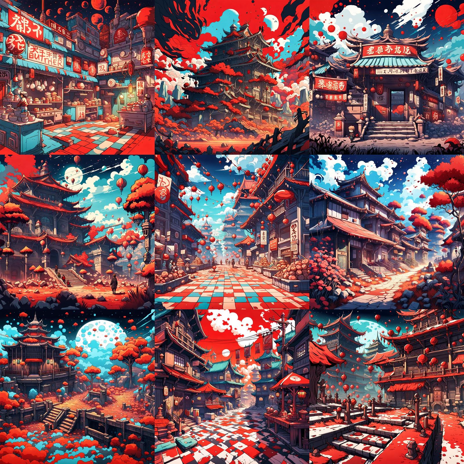 Psycho Butcher on Jupiter in Anime Style