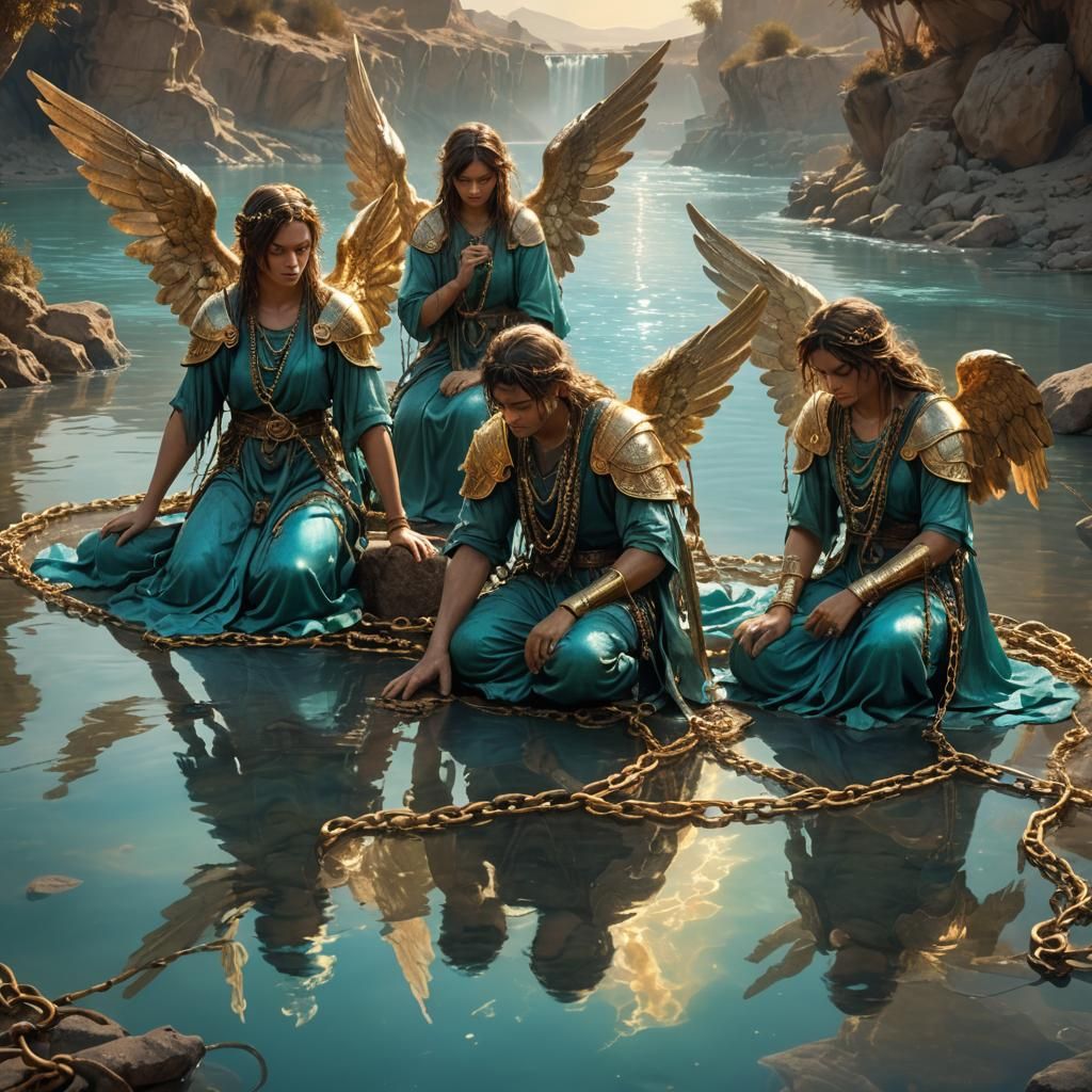 Angels Bound Beneath Euphrates: Fantasy Concept Art