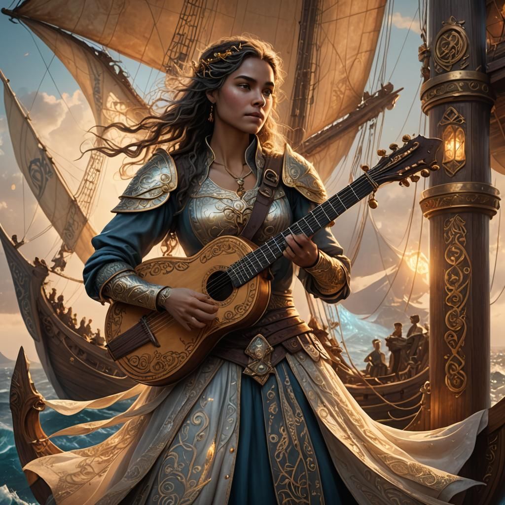 Paladin Bard on Fantastical Ship