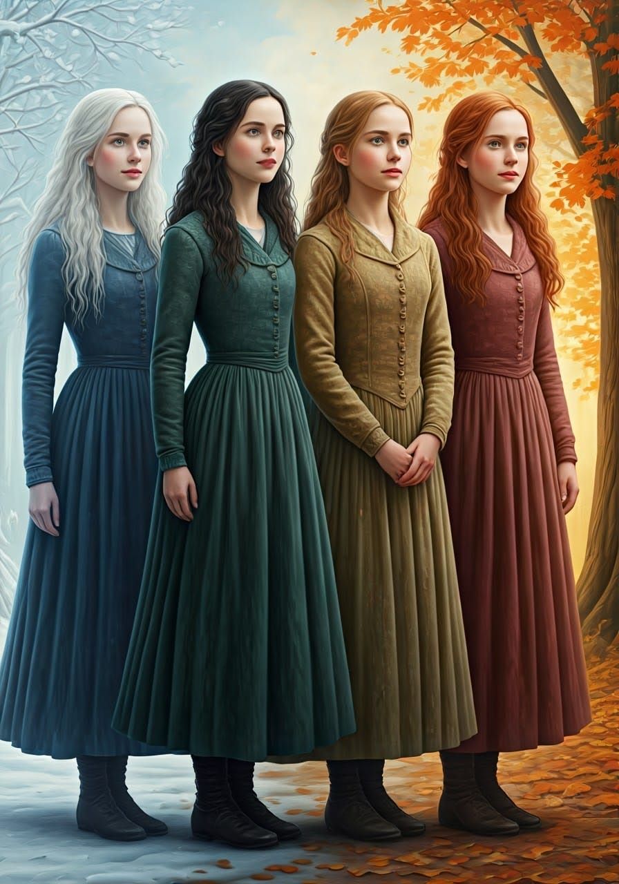 Four Sisters in Harmony with the Seasons