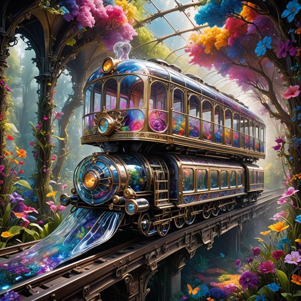 Take a ride on the glass train