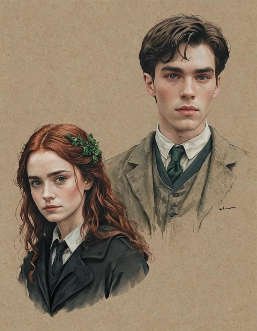 Harry Potter Gender Swap Portrait with Tom Riddle