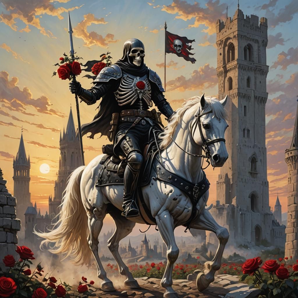 Sinister Death Tarot Card Rider