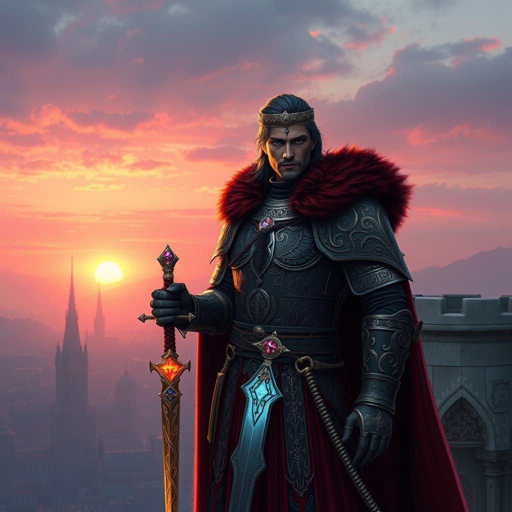 Lord Valerius Cyrodiil: Hyper-Realistic Fantasy Portrait