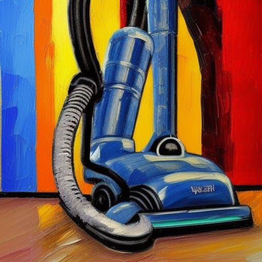 An Upright Vacuum Cleaner