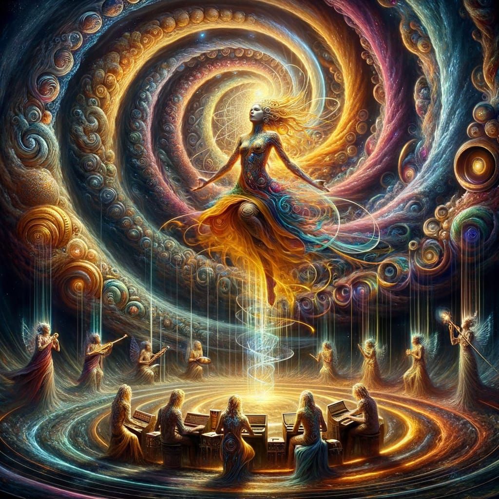 Genesis: Vibrational Essence in Psychedelic Realism