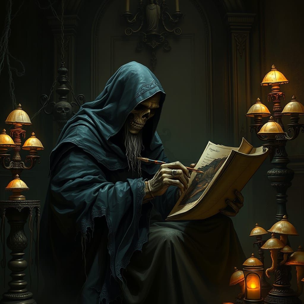 Dark Souls-Inspired Lich Paints Warhammer Miniature in Haunt...