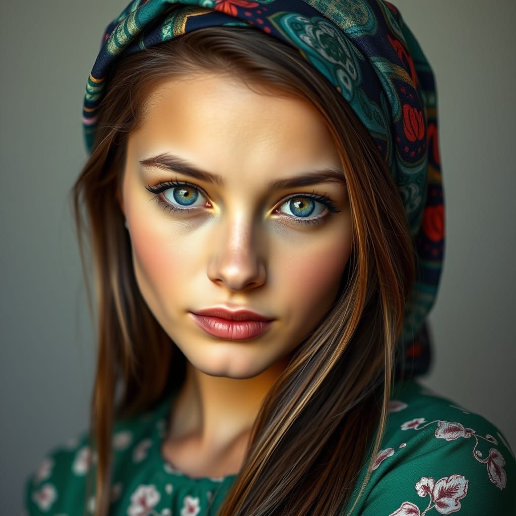 Serene Beauty in Vibrant Colors