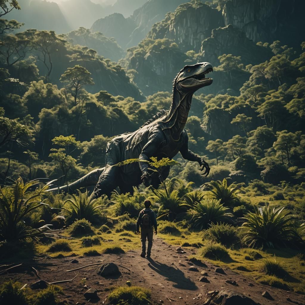 Dramatic Cinematic World in Film Still