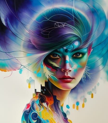 Colorful portrait