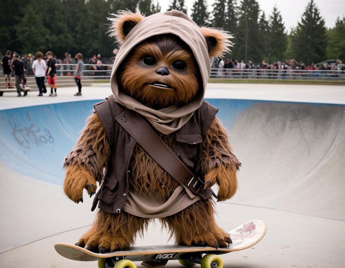 Emo Ewok at The Skatepark