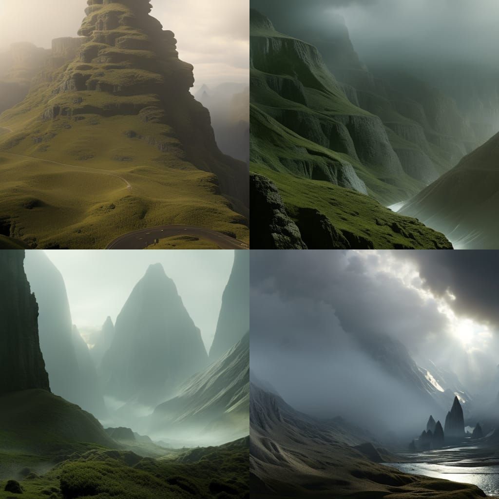 Epic Cinematic Digital Matte Painting: Leben