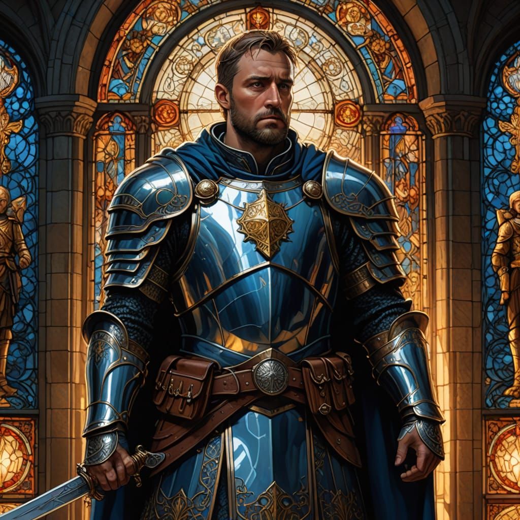 King Arthur in Regal Grandeur