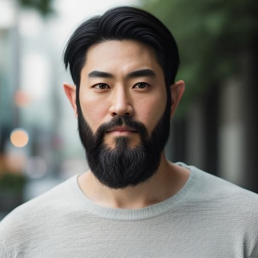 Attractive Elf Man Portrait with Bokeh