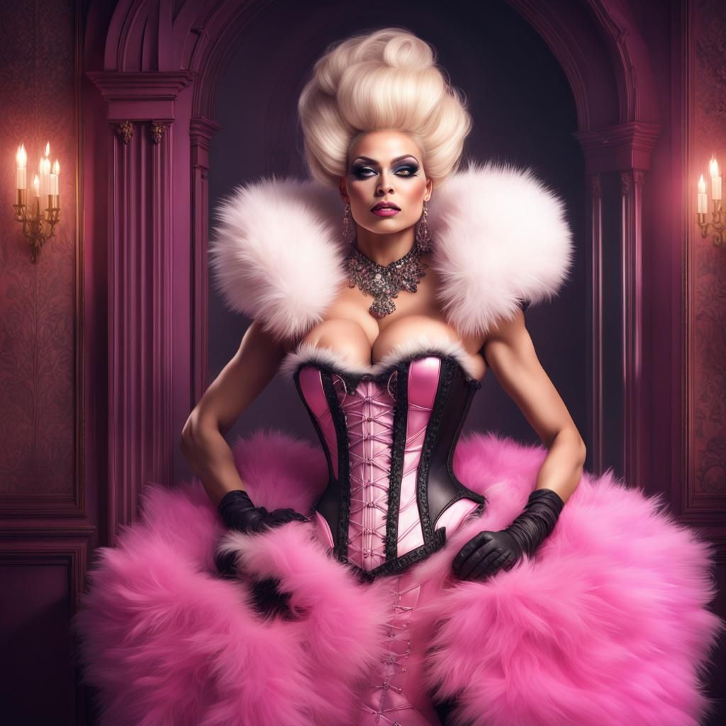 Hyperrealistic Drag Queens in Fantasy Concept Art