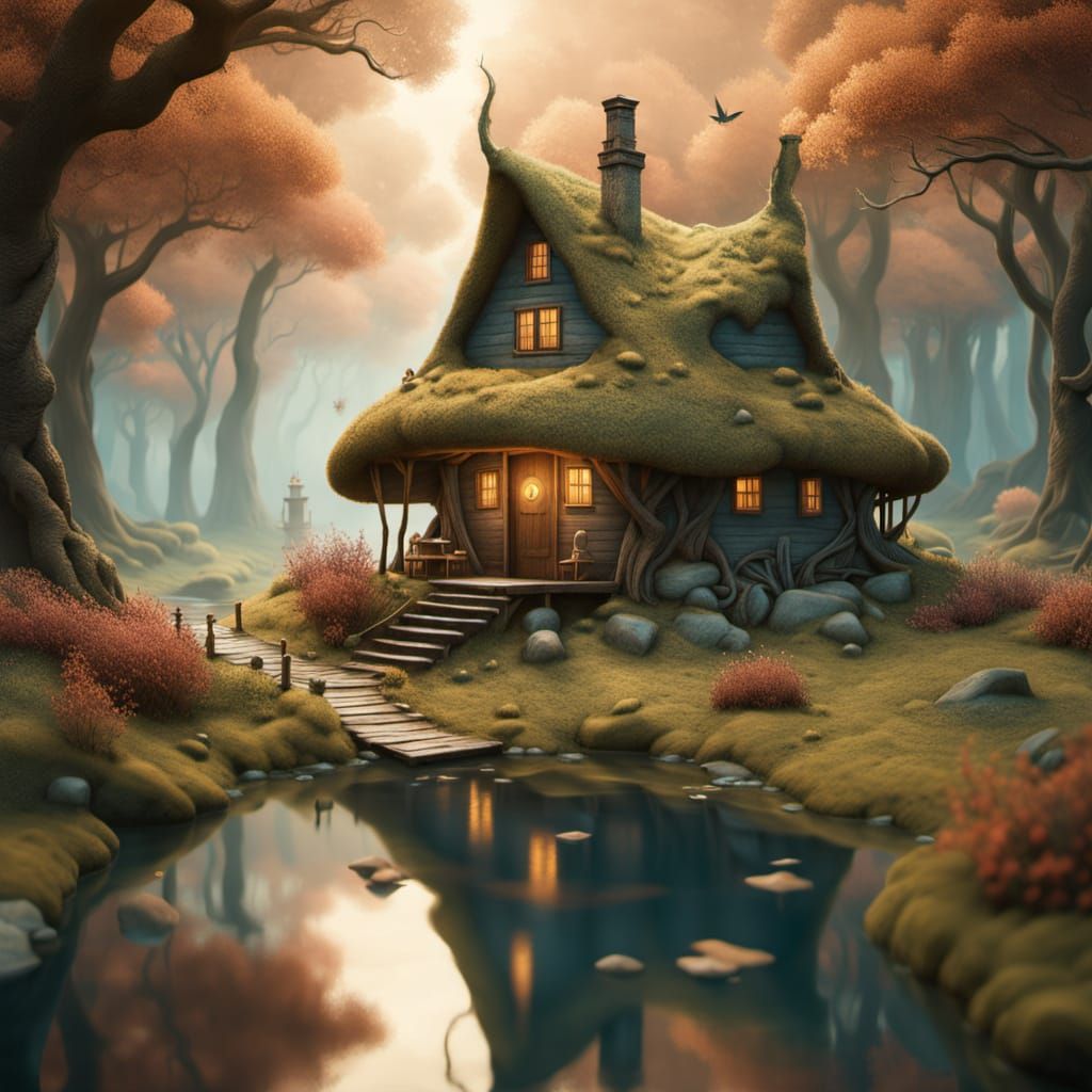 Ethereal Witch Hut in Enchanted Woods