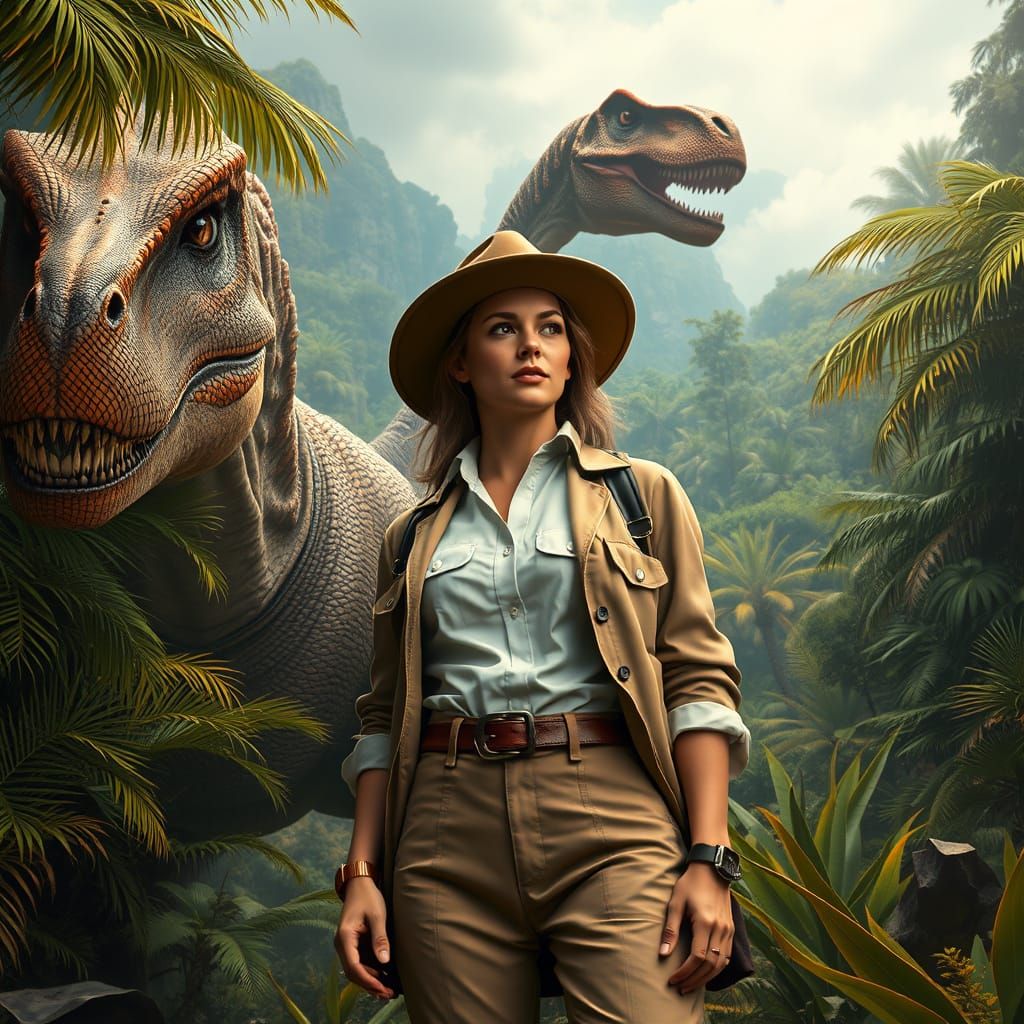 Rachel Blakely, as Marguerite, in Conan Doyle's Lost World
