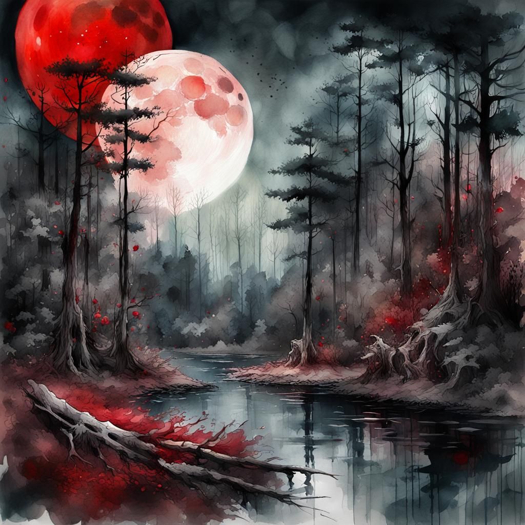 mystical fantasy forest