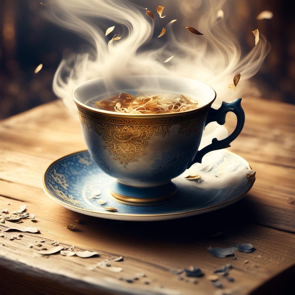 Storm in Teacup: Detailed Matte Painting