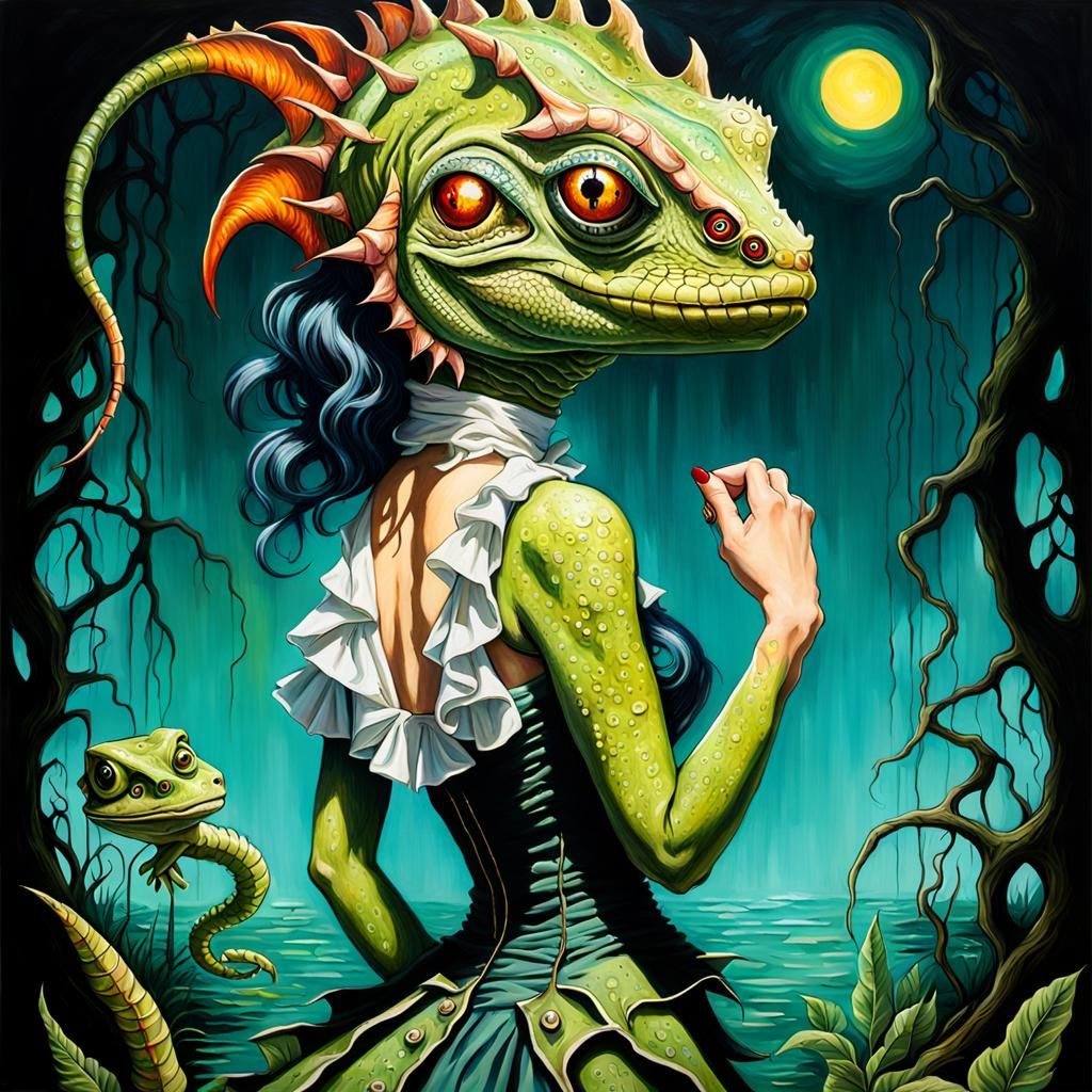 Lizard woman