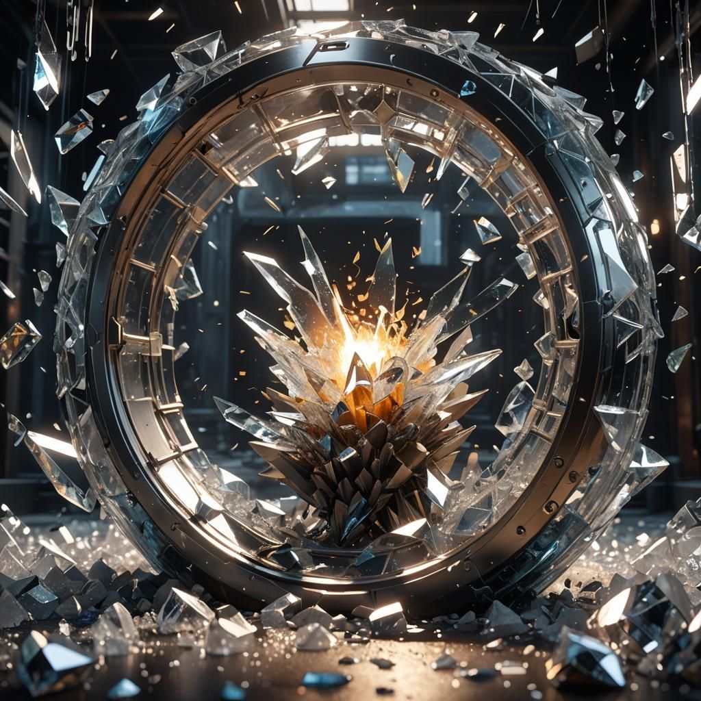 Shattered Dimension Portal in Glass Shards