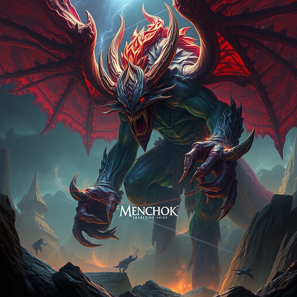 Epic Fantasy Beast in Splendid Colors