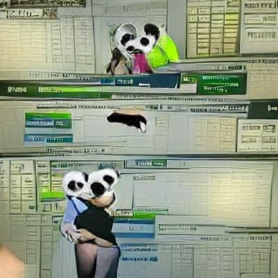 Sexual Harassment Panda Character