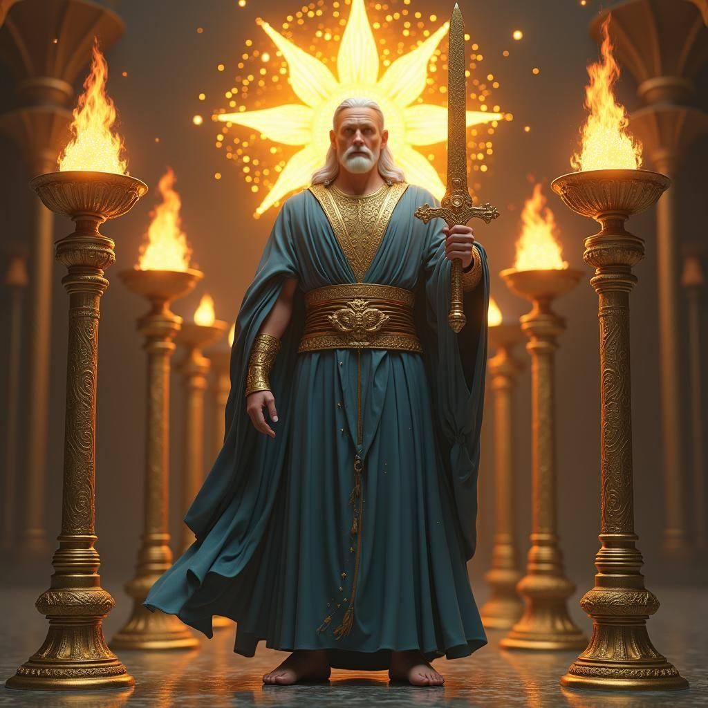 Vision of the Son of Man with Golden Lampstands