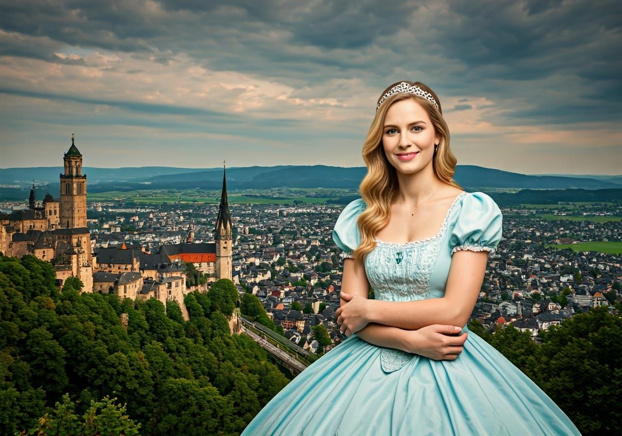 Photorealistic Portrait of a German Princess