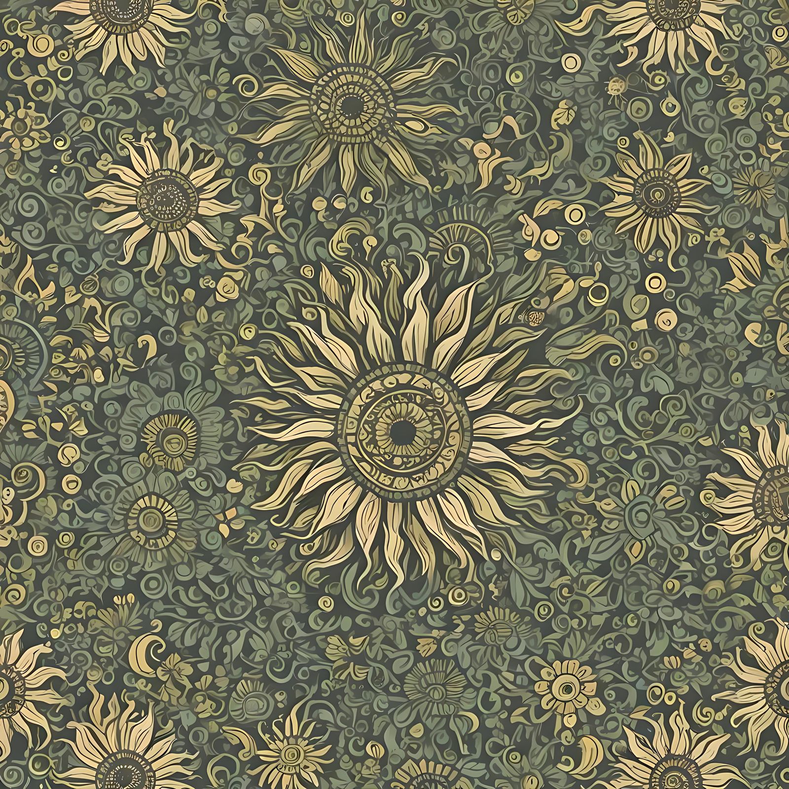 Radiant Sun in Outer Space